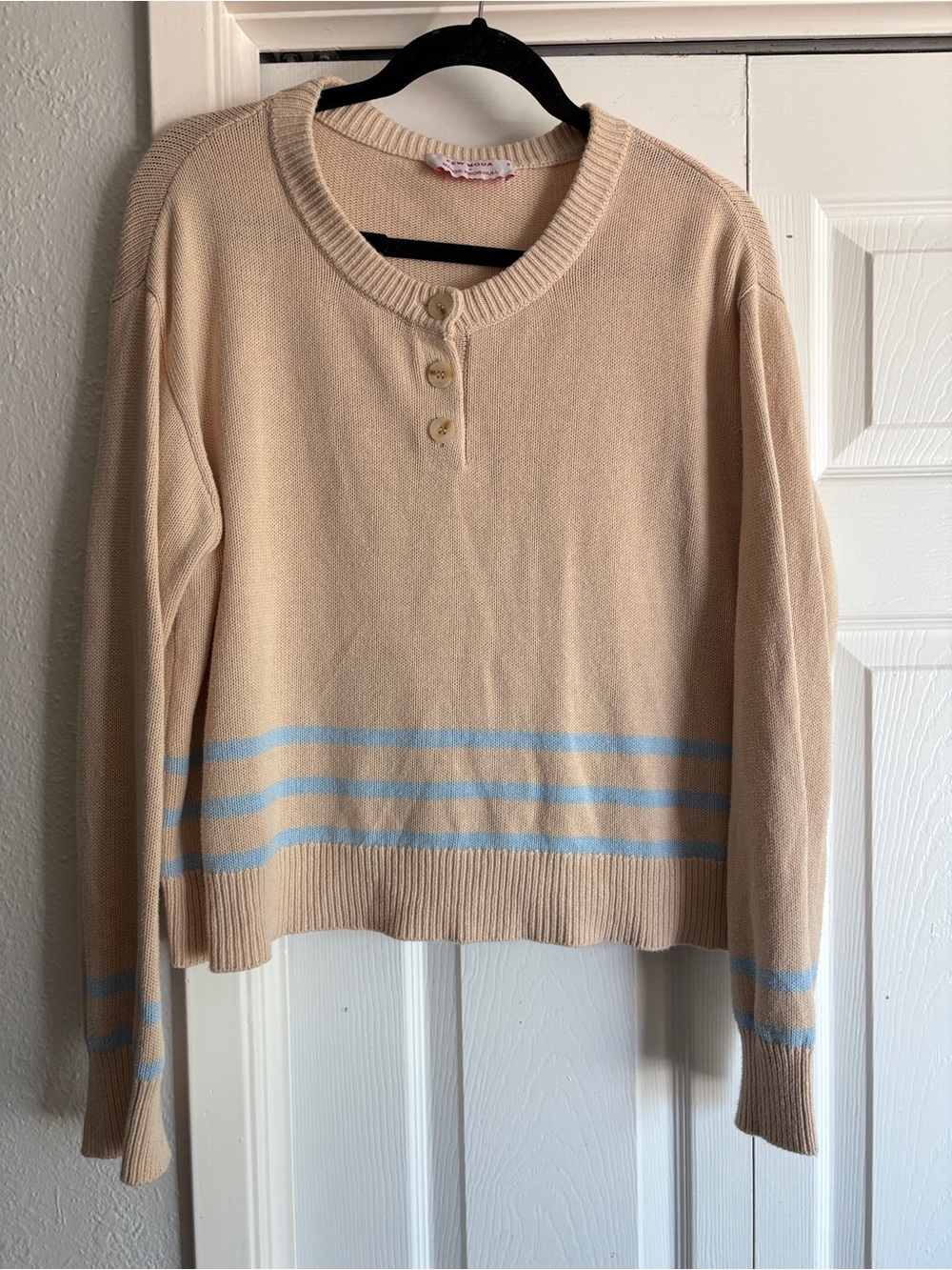 Few Moda x Maddie Prior-Hull Shoreline Cotton Stripe Sweater - Picture 11 of 14